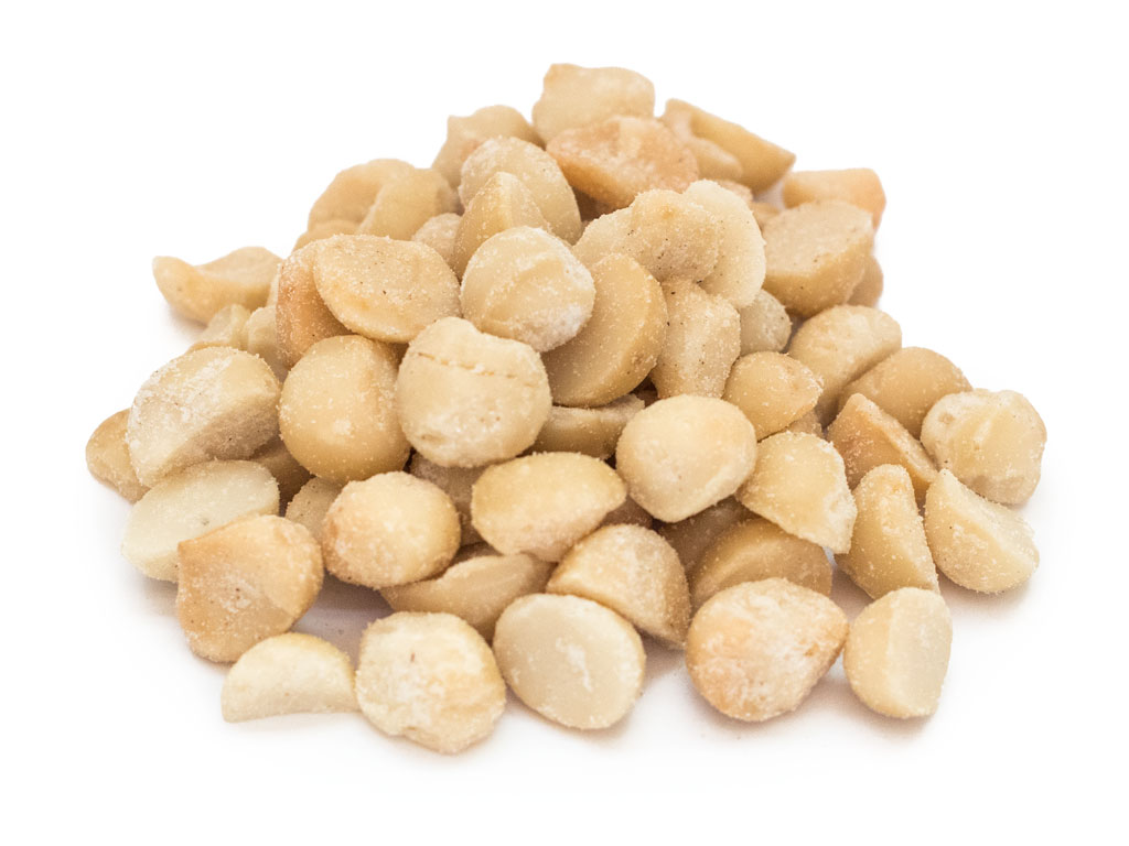 Roasted Salted Macadamia Nuts, Wholes & Halves
